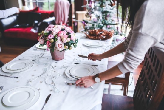 1. Kersttafel mooi aankleden voor het kerstdiner