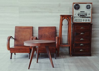 Retro en vintage interieur