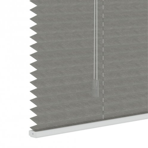 Plisségordijn grijs lichtdoorlatend - 80x180cm