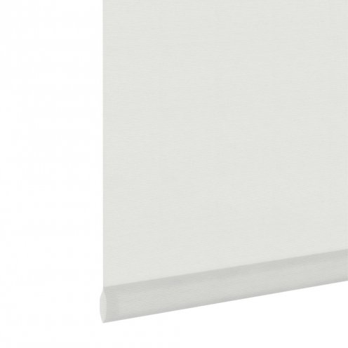 Rolgordijn ribbel wit lichtdoorlatend - 60x190cm