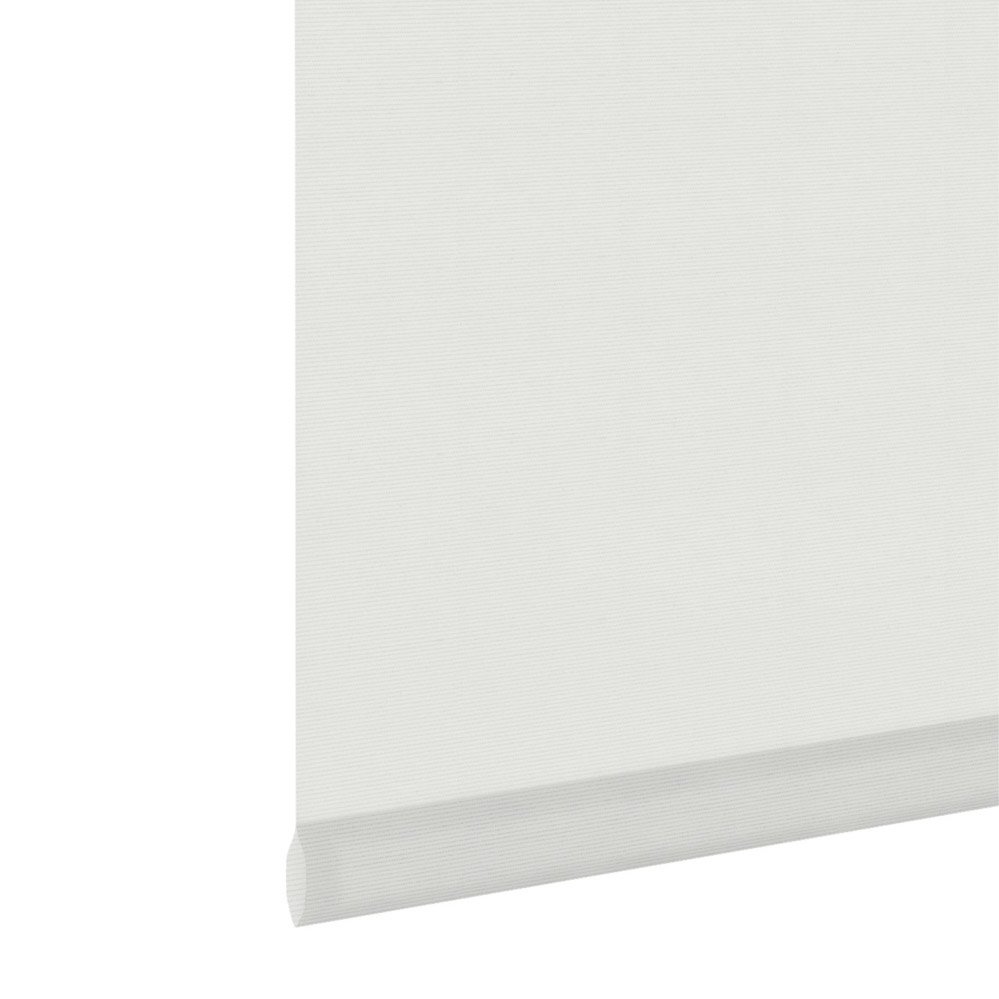 Rolgordijn ribbel wit lichtdoorlatend - 180x190cm