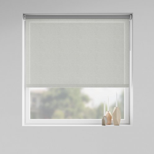 Rolgordijn ecru gemêleerd verduisterend - 60x190cm