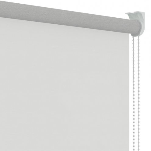 Rolgordijn linnen gebroken wit transparant - 150x250cm