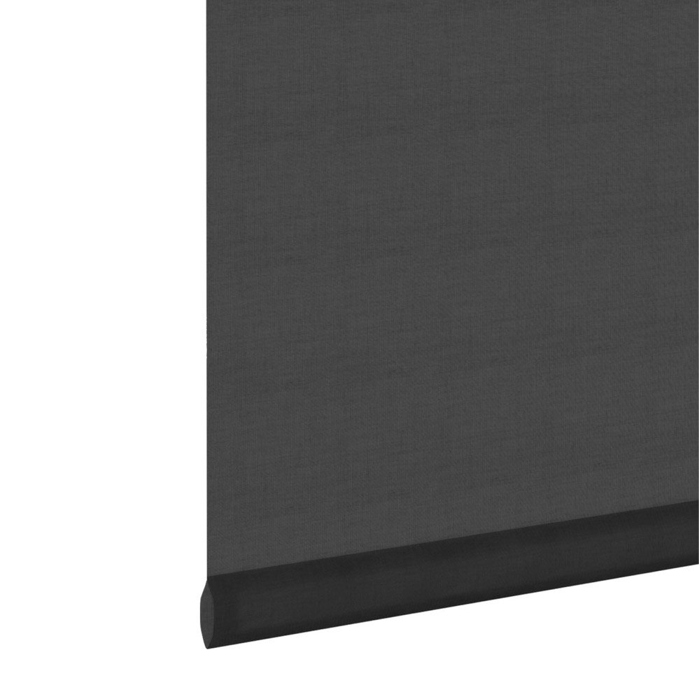 Rolgordijn grijszwart lichtdoorlatend - 120x190cm