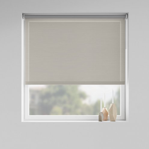 Rolgordijn beige crème verduisterend - 60x190cm