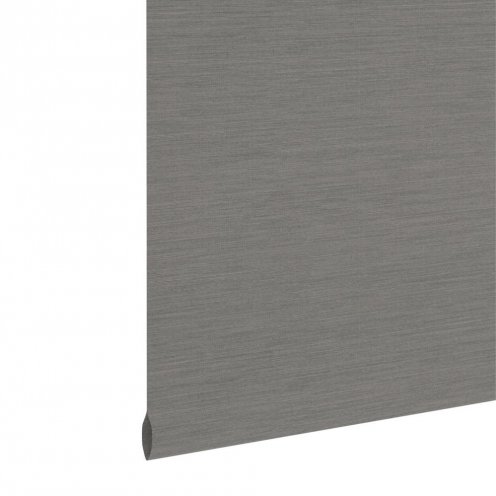 Rolgordijn gemêleerd grijs verduisterend - 150x190cm