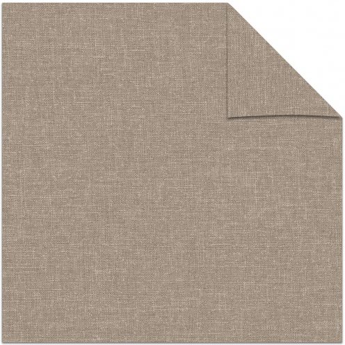 Rolgordijn linnen bruin lichtdoorlatend - 60x190cm