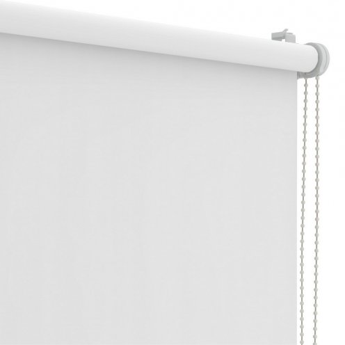 Rolgordijn voor draai-kiepraam wit verduisterend - 107x160cm