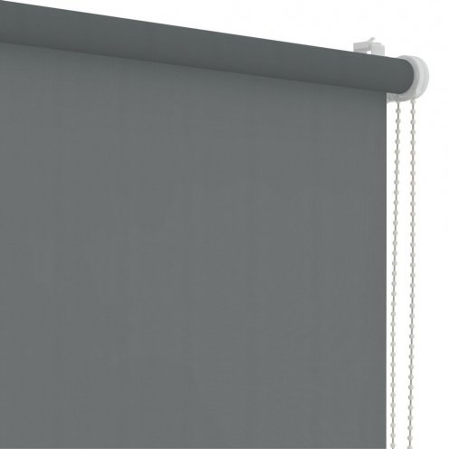 Rolgordijn voor draai-kiepraam grijsbruin lichtdoorlatend - 67x160cm