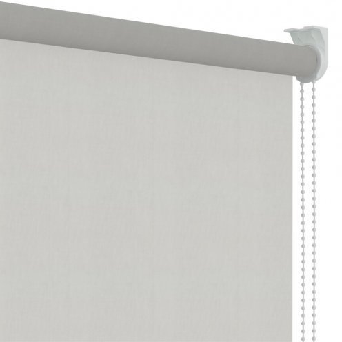 Rolgordijn linnen grijs transparant - 90x190cm