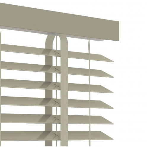 Houten jaloezie leem ladderband - 80x180cm