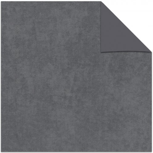 Rolgordijn voor draai-kiepraam velvet grijs verduisterend - 52x160cm