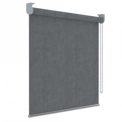 Rolgordijn voor draai-kiepraam velvet grijs verduisterend - 57x160cm