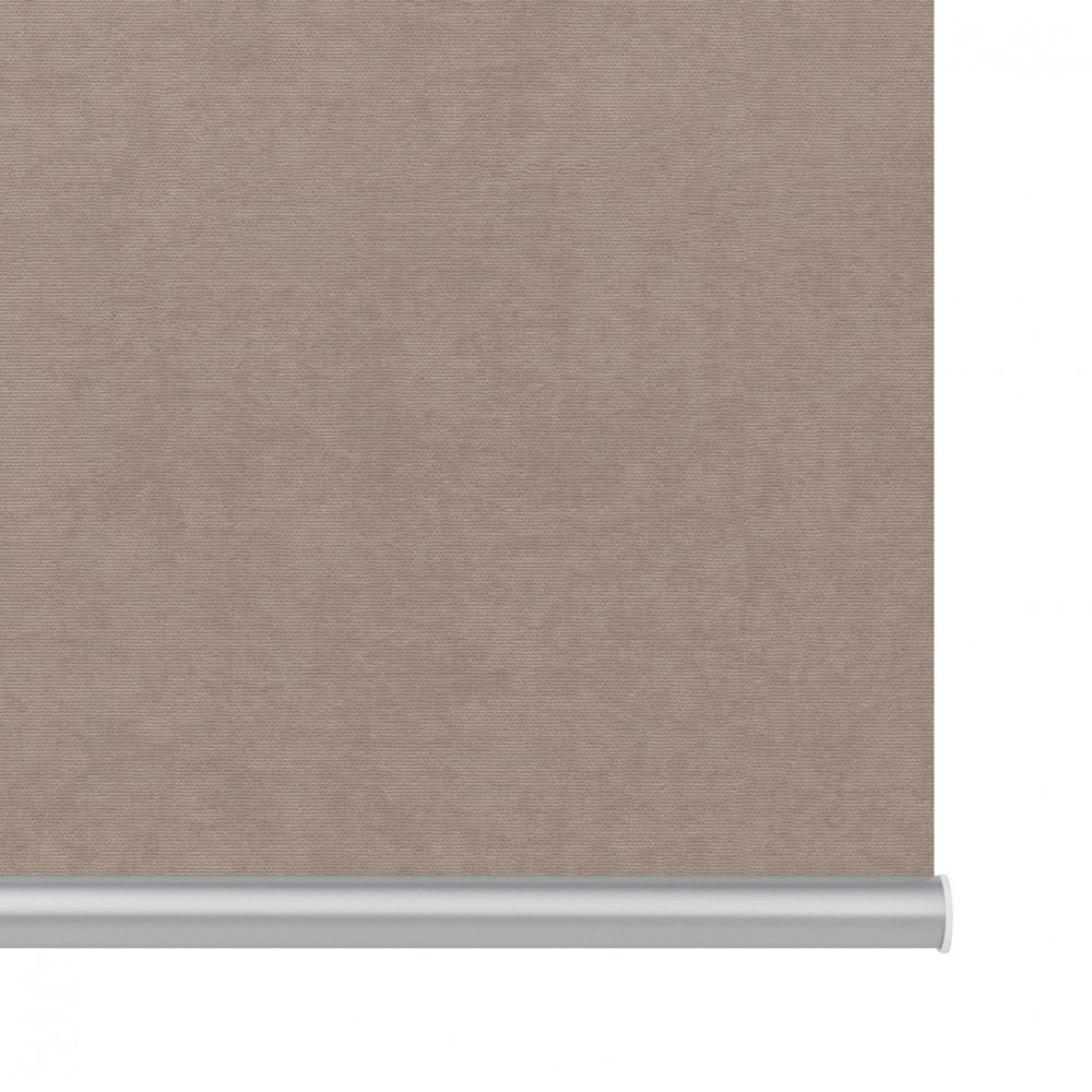 Rolgordijn voor draai-kiepraam velvet taupe verduisterend - 37x160cm