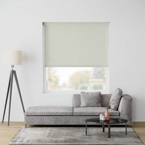 Rolgordijn vanille beige lichtdoorlatend
