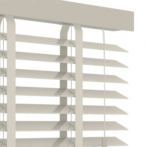 Pvc jaloezie roomwit ladderband