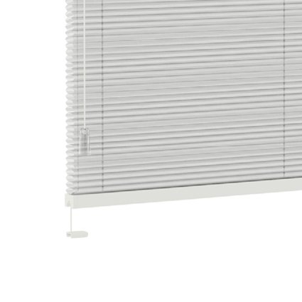 Plisségordijn dupli sneeuw wit lichtdoorlatend bedieningskoord