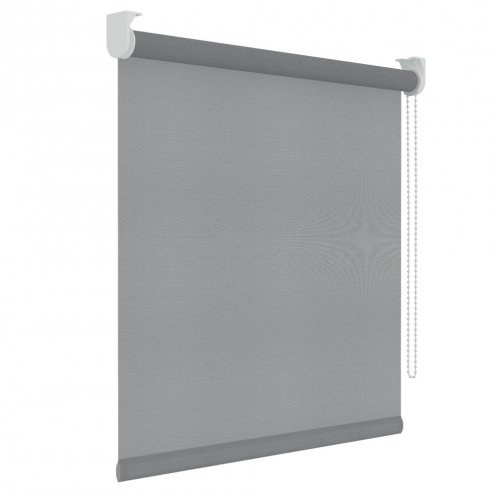 Rolgordijn antraciet grijs screen m1 semi-transparant premium