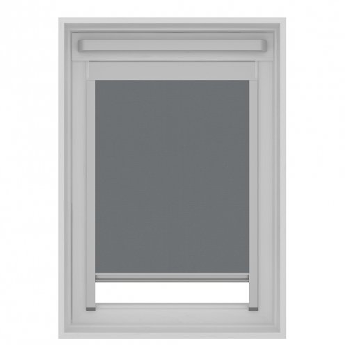 Dakraam rolgordijn grijs reflecterend lichtdoorlatend GGL 610